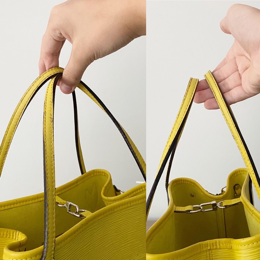 💛SINCHED💛 Louis Vuitton Yellow Epi Neverfull PM! - Picture 7 of 10